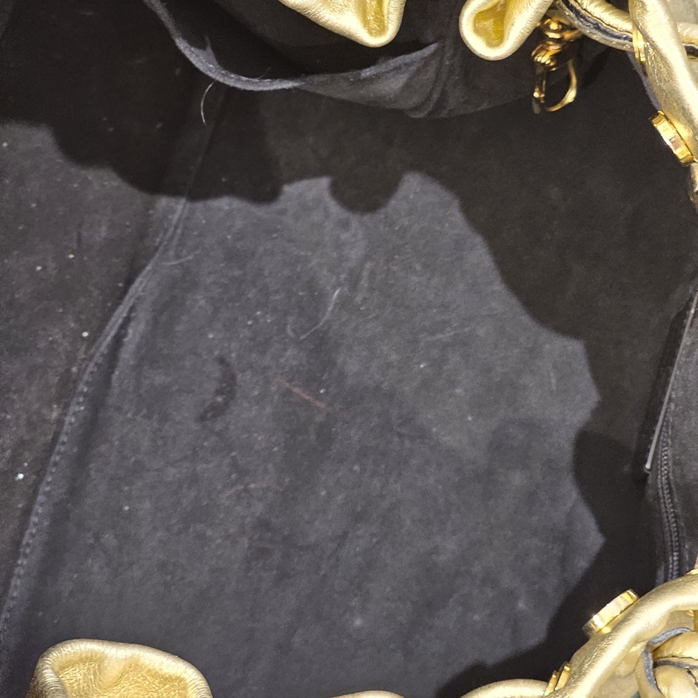 Tanner Krolle Gold Shoulder Bag - Picture 8 of 10